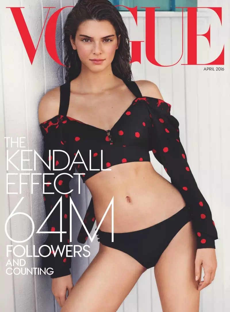 Daŭre kun la Vogue Kovroj de Kendall Jenner