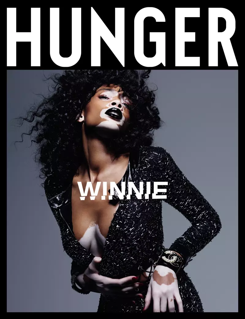 Winnie Harlow auf dem Cover des Hunger Magazins Nr. 11