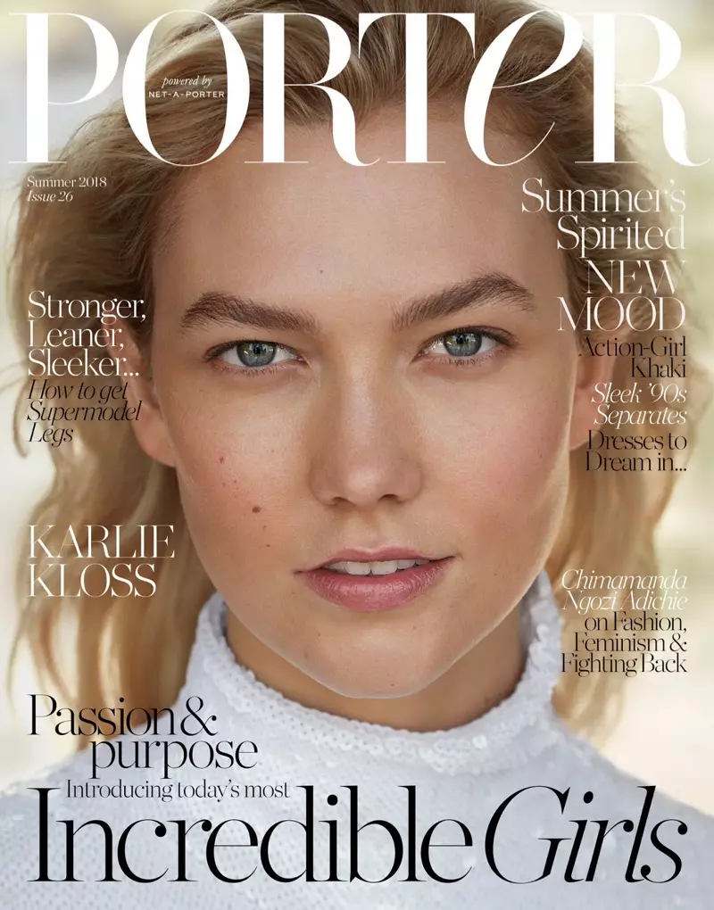 Karlie Kloss Berpose dalam Fesyen Pantai Bergaya untuk Majalah PORTER