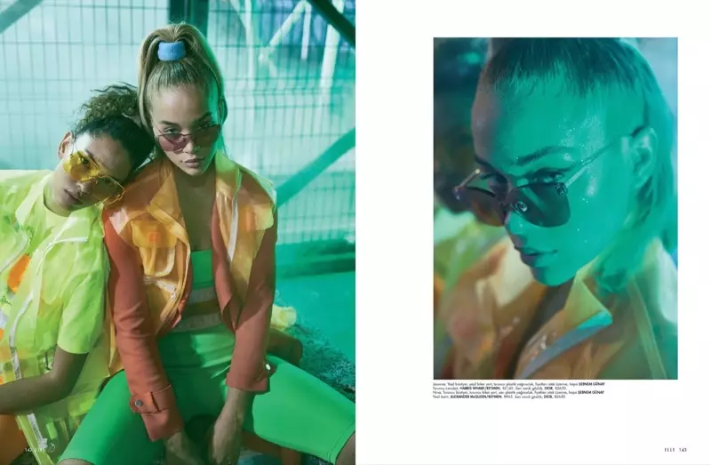 Nakuha ni Jasmine Sanders ang Sporty Glam para sa ELLE Turkey