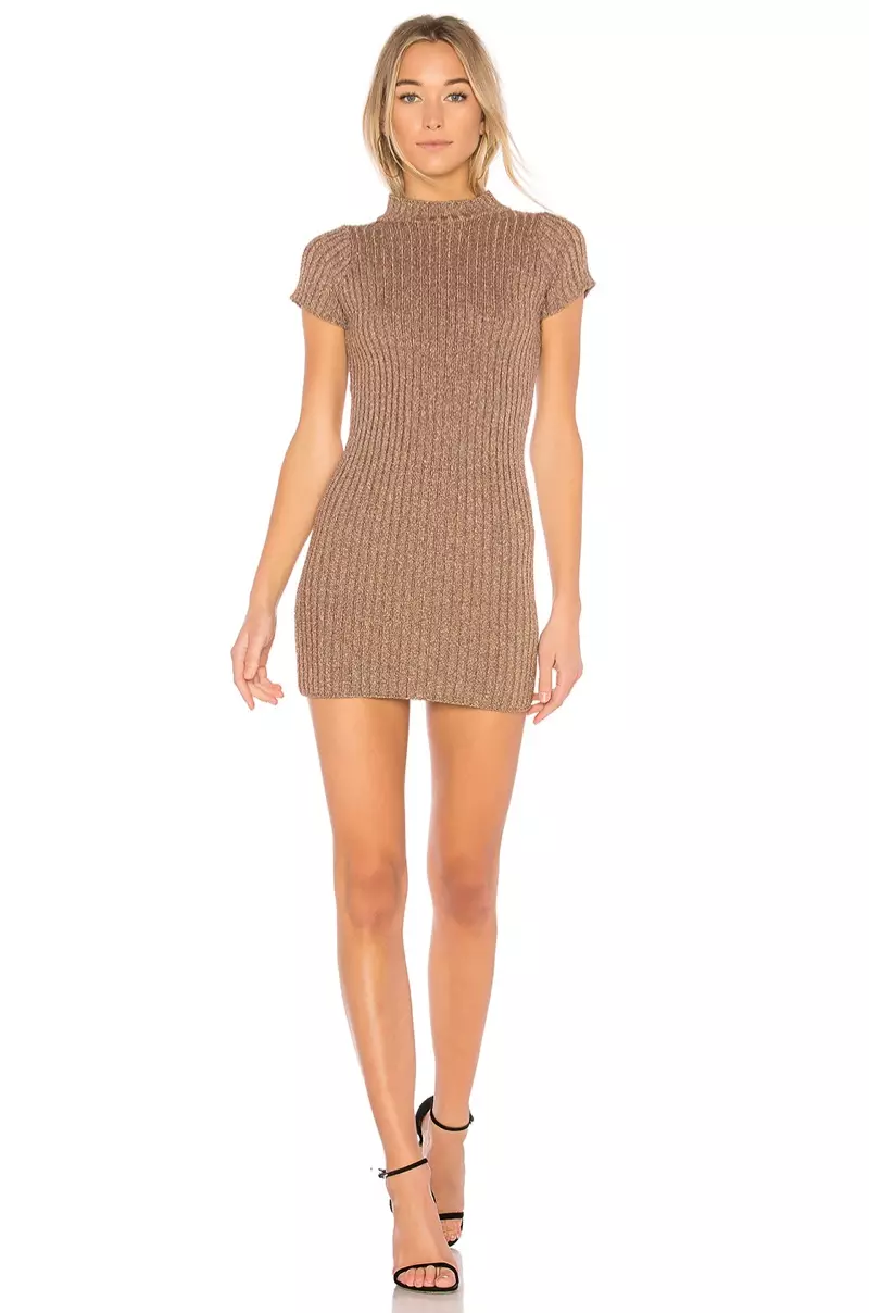 Kwa Upendo na Ndimu Sparkle Knit Metallic Dress $145