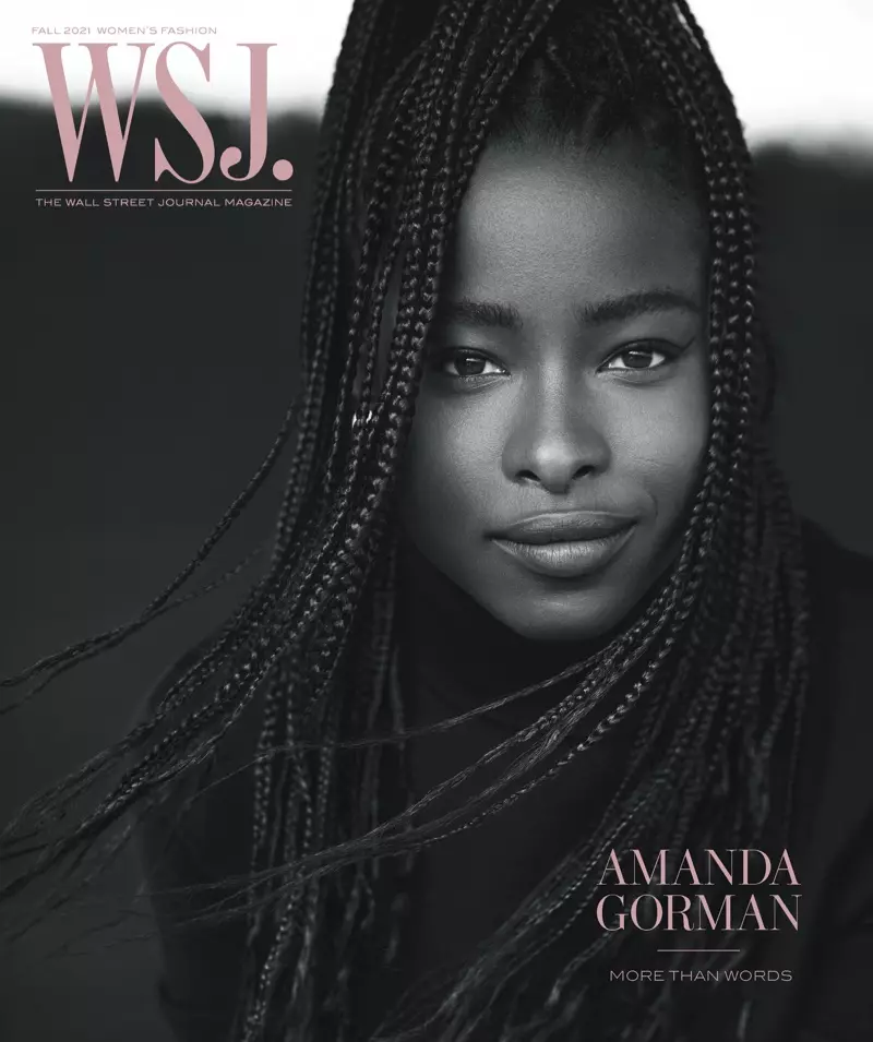 Amanda Gorman WSJ. Magazine 2021 Couverture Photoshoot