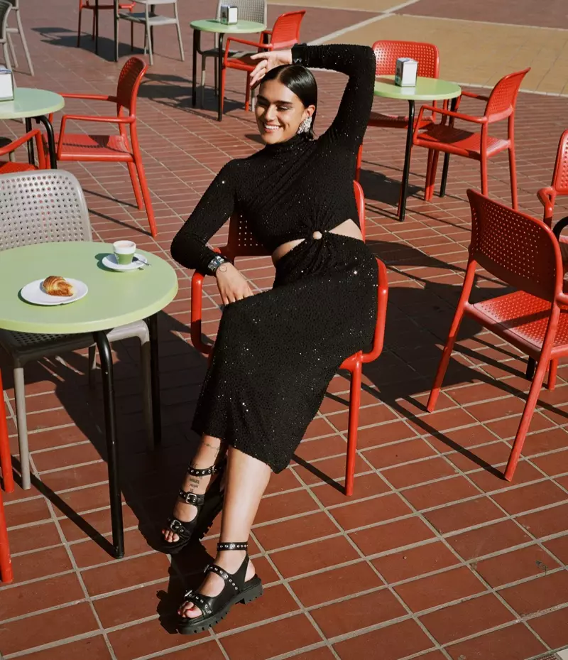 Jill Kortleve 在意大利为《华尔街日报》塑造 Glam Style。杂志