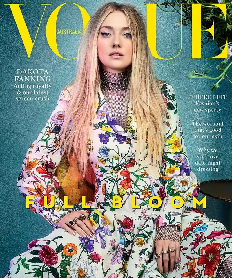 Dakota Fanning | Glam Fashion Shoot | Vogue Austraalia kaas