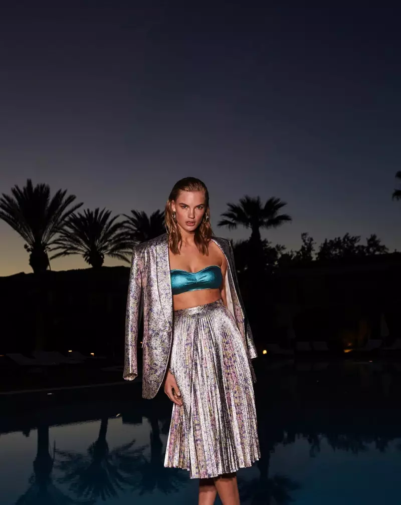 Isabel Scholten Shimmers in Sequins for F Italia