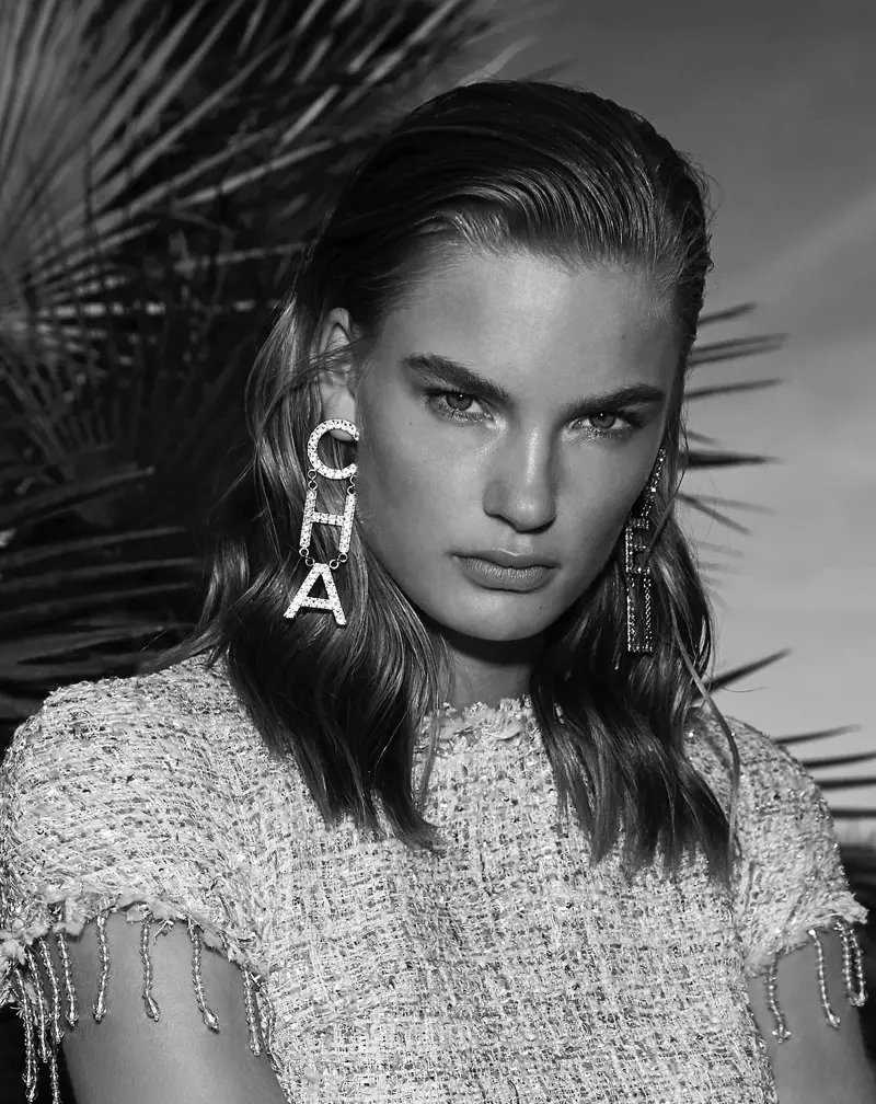 Isabel Scholten Shimmers in Sequins for F Italia