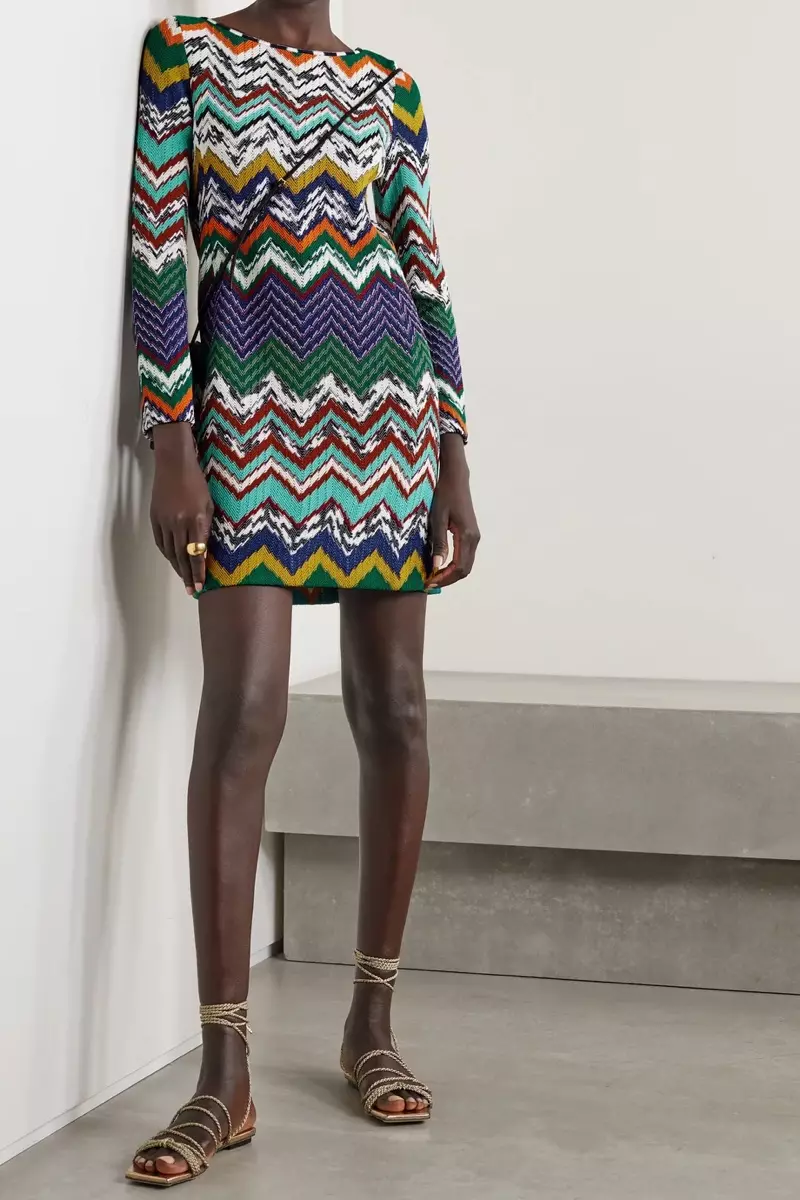 Missoni Crochet-Knit Cotton-Blend Mini Dress 1،930 دولارًا