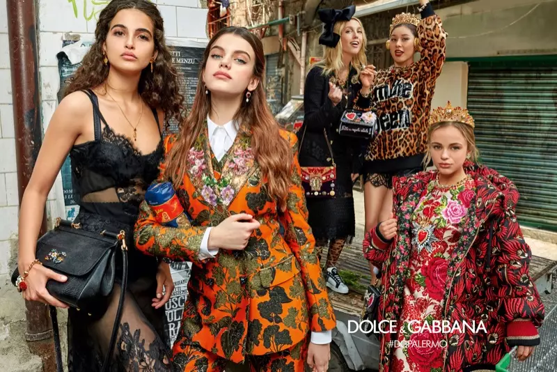 Dolce & Gabbana جي زوال-سياري 2017 جي مهم ۾ Millennials اسٽار