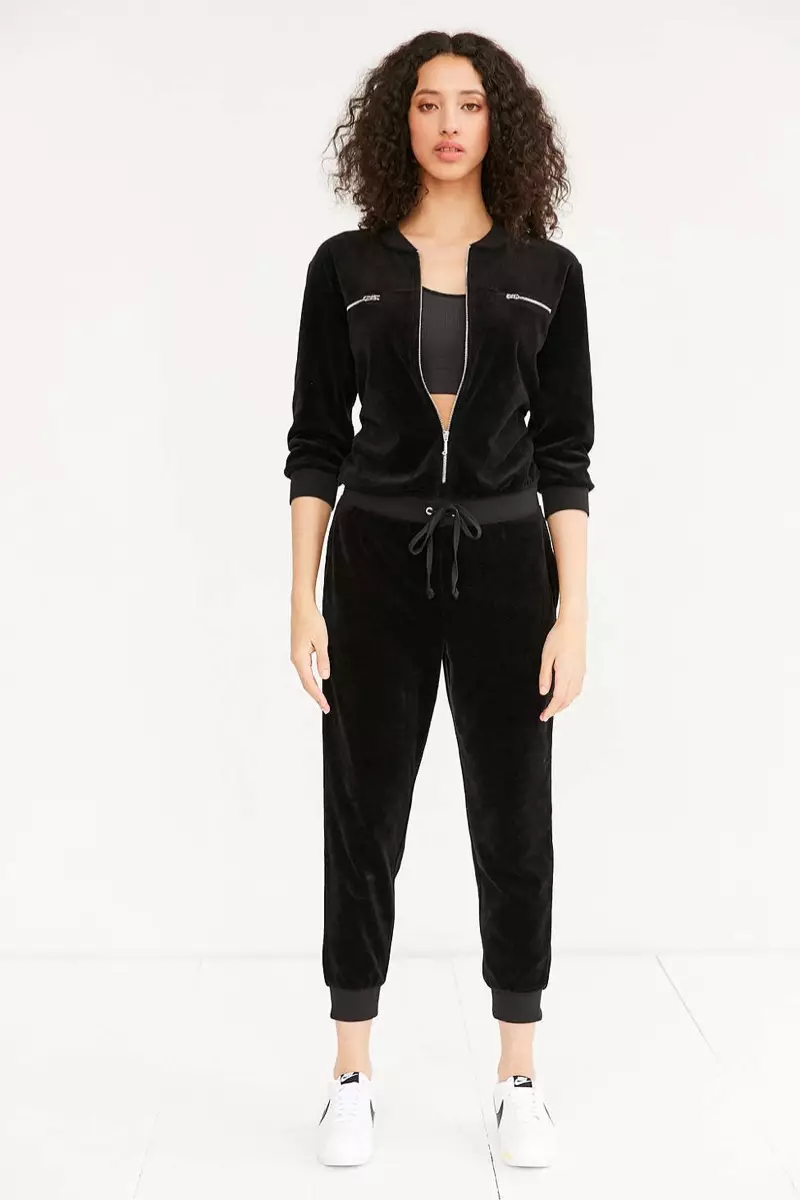 Juicy Couture x Urban Outfitters Velor Coveral Jumpsuit