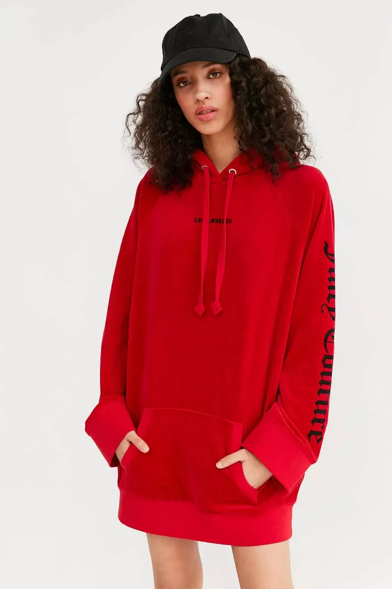 Juicy Couture x Urban Outfitters Oversized velours hoodie