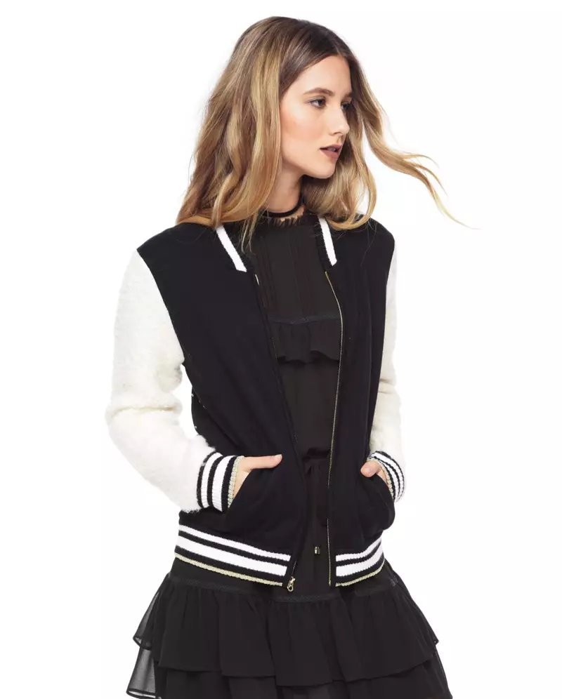 Juicy Couture Varsity ქურთუკი Eagle-ით