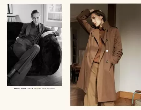 Beyond Purpose: Othilia Simon poseer in Massimo Dutti se sjiek wintervoorkoms