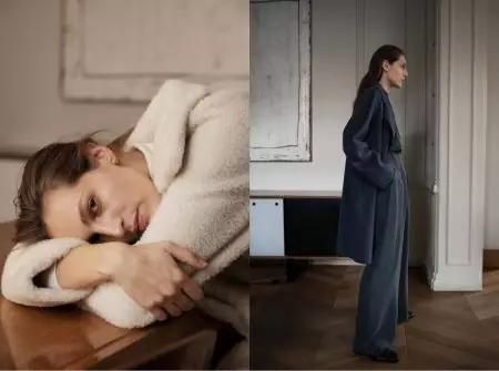 Beyond Purpose: Othilia Simon poseert in Massimo Dutti's chique winterlooks