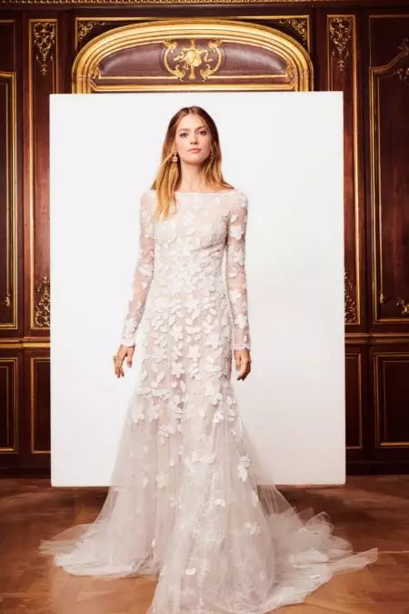 Ragrag Oscar de la Renta 2018 Dresses bridal anu saluareun ngalamun