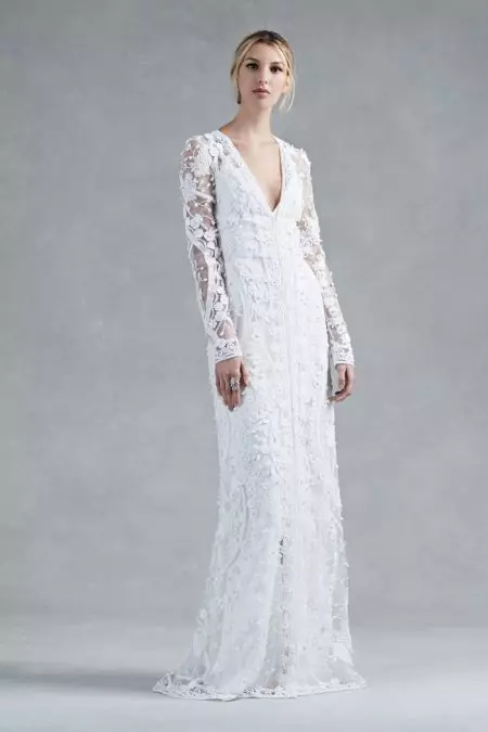 Oscar de la Renta lub caij nplooj zeeg 2017 Bridal Dresses yog tsim rau tus ntxhais huabtais