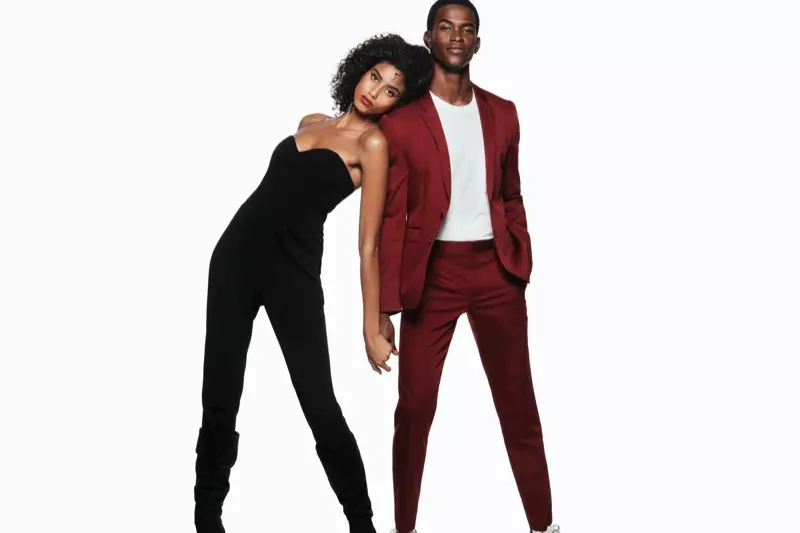 Imaan Hammam și Salomon Diaz apar în campania Express Holiday 2019