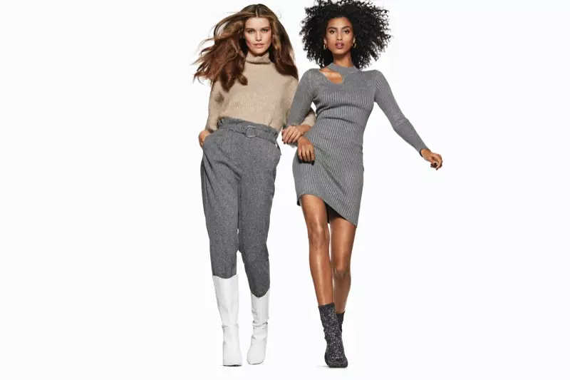 Luna Bijl und Imaan Hammam posieren für die Kampagne „Express Holiday 2019“.