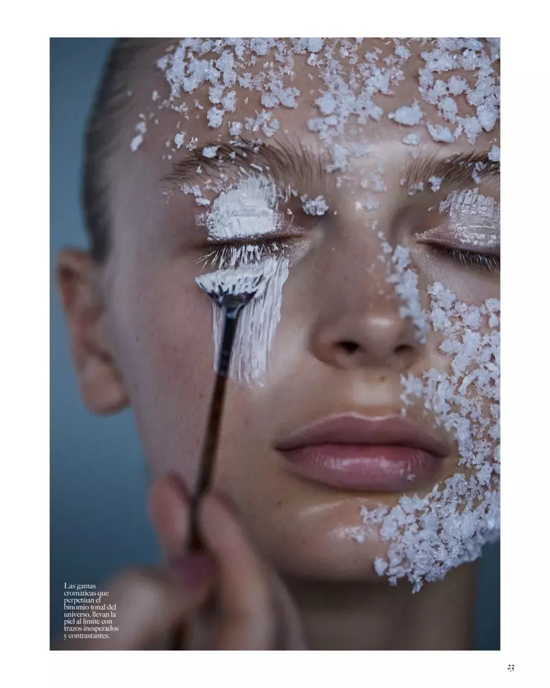 Kylie Vonnahme faz close-up para a Vogue Mexico Beauty