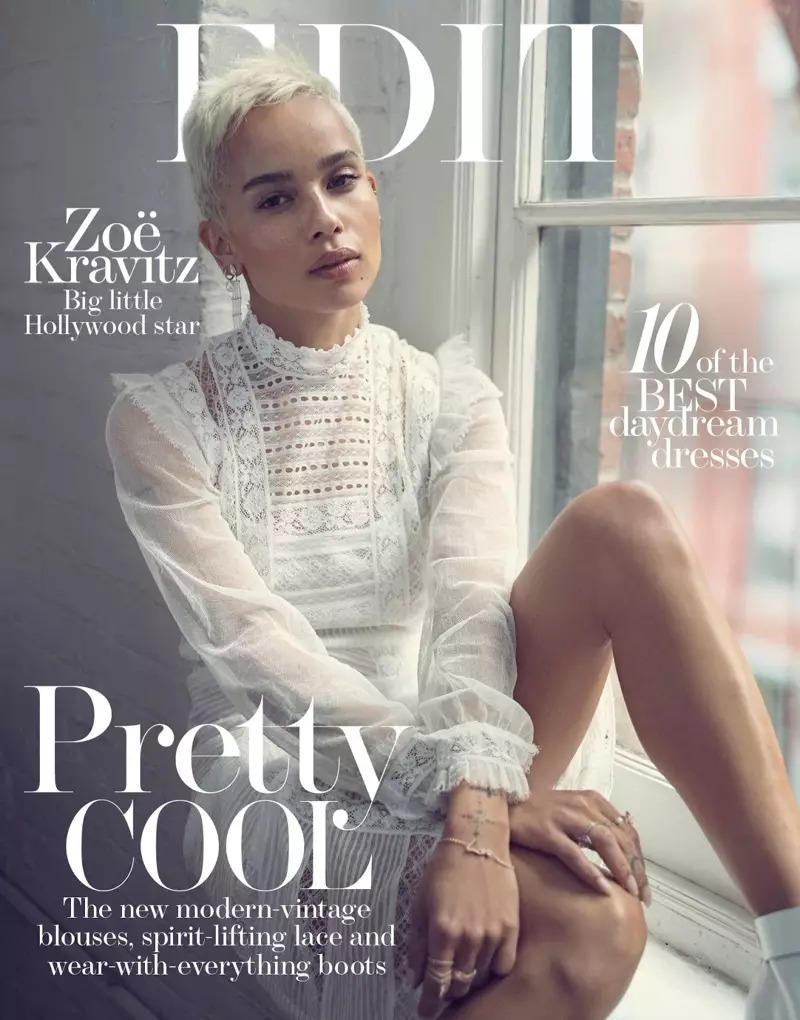 Zoe Kravitz poartă modă eterică în The Edit