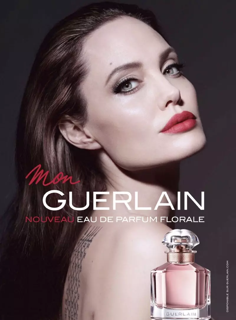 ანჯელინა ჯოლი თამაშობს Mon Guerlain Eau de Parfum Florale კამპანიაში