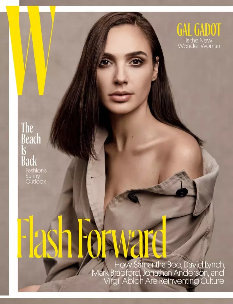 La estrella de 'Wonder Woman', Gal Gadot, obtiene glamour para la revista W