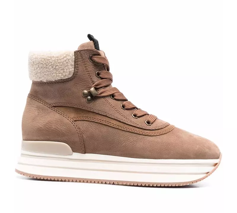 Hogan Lace-Up sneakerboots $700