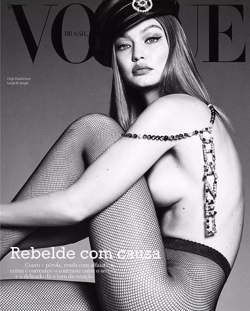 Gigi Hadid augmente le facteur glamour pour Vogue Brésil