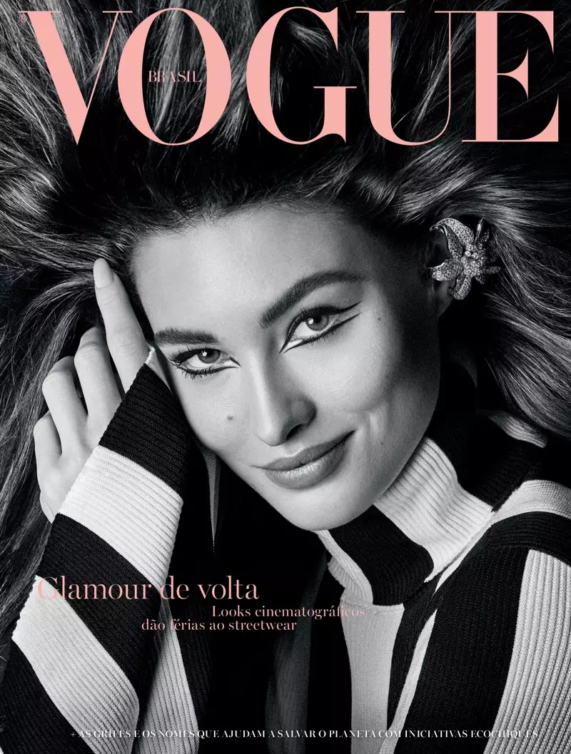 Грэйс Элізабэт мадэлюе рэтра-глэм-стылі для Vogue Brazil