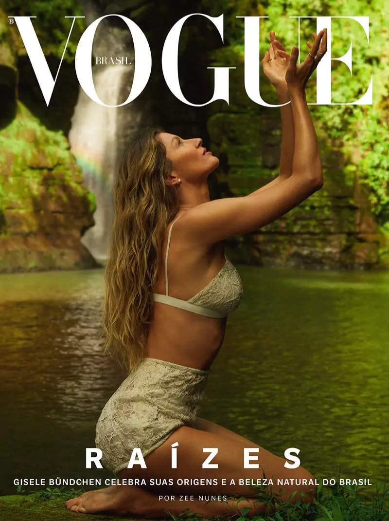 Gisele Bundchen fer aftur til náttúrunnar fyrir Vogue Brasilíu