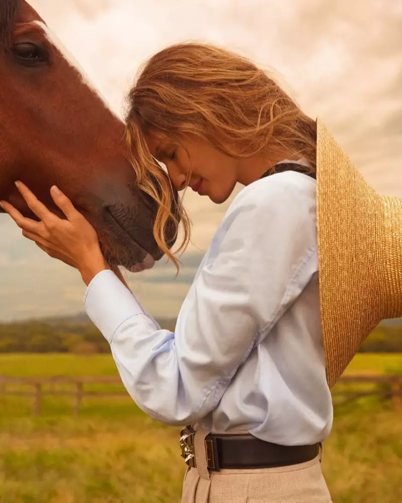 Gisele Bundchen revient à la nature pour Vogue Brésil