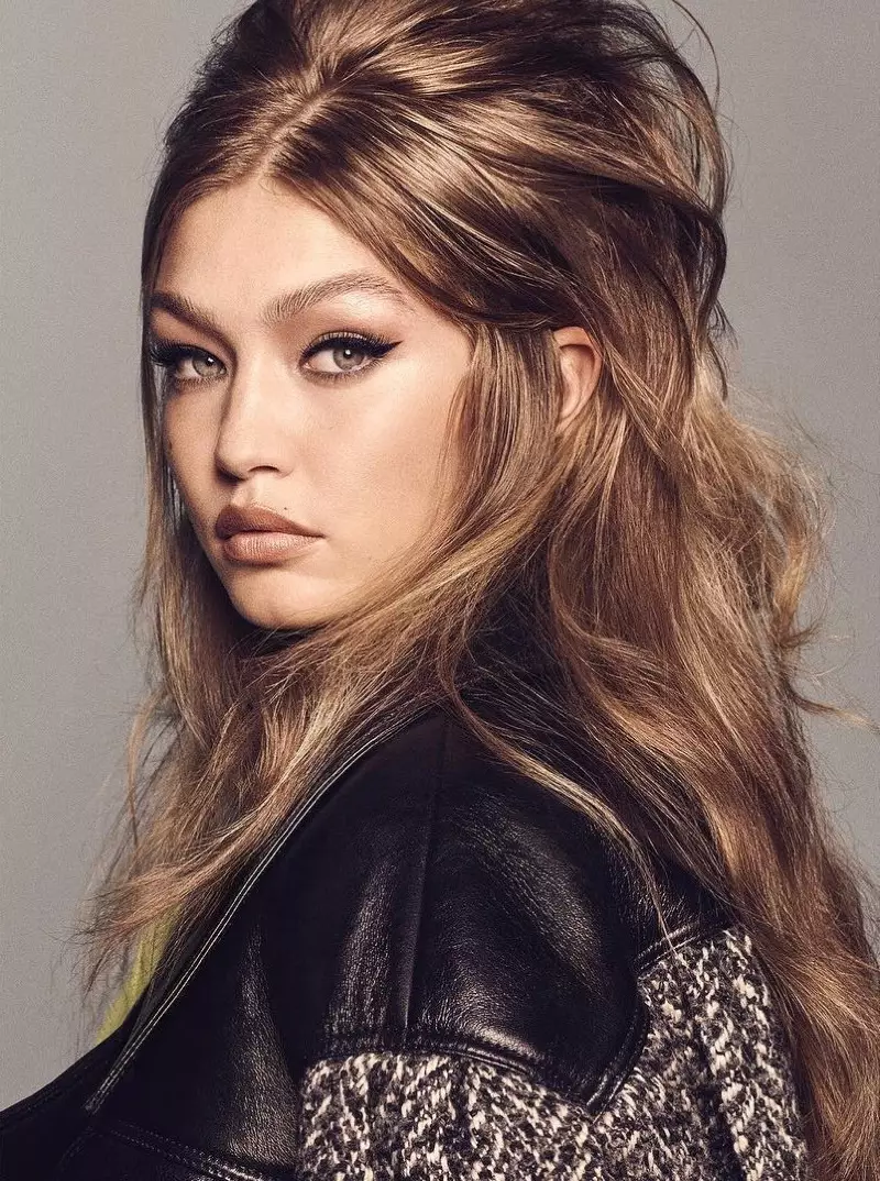 Gigi Hadid Ang mga Modelo sa Rockabilly Style para sa Vogue Brazil