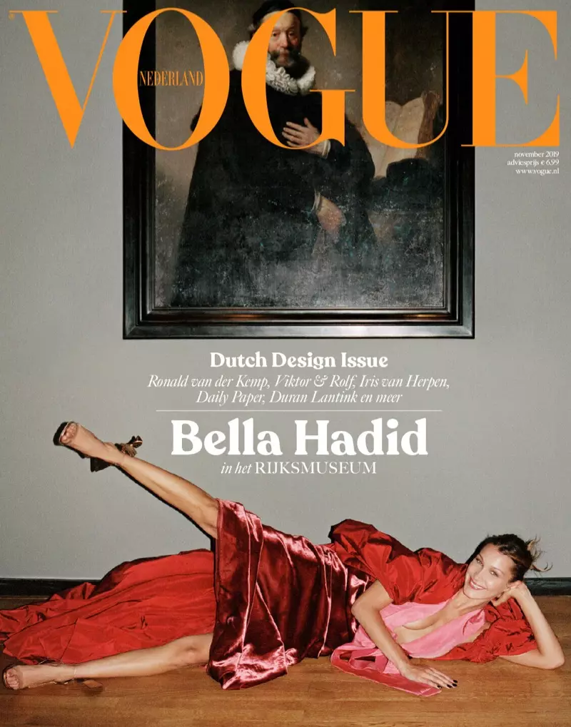 Bella Hadid poseerib Hollandi Vogue'i avangardmoes