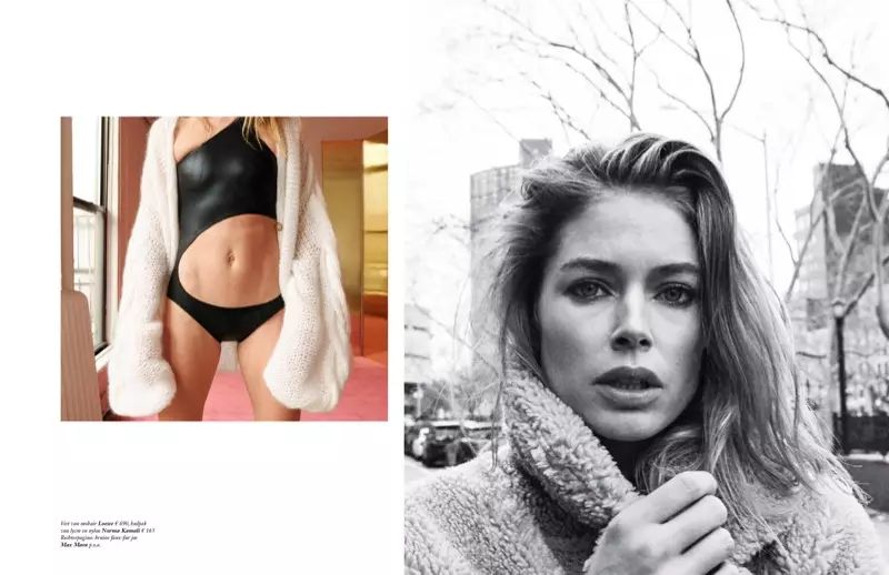 Doutzen Kroes Portas Nudigitajn Stilojn en Vogue Nederlando