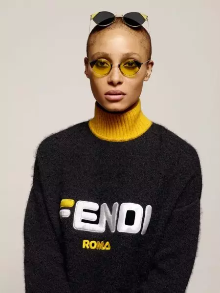 Gigi Hadid, Adwoa və Abbey Lee Front Fendi-nin Payız 2018 Kampaniyası