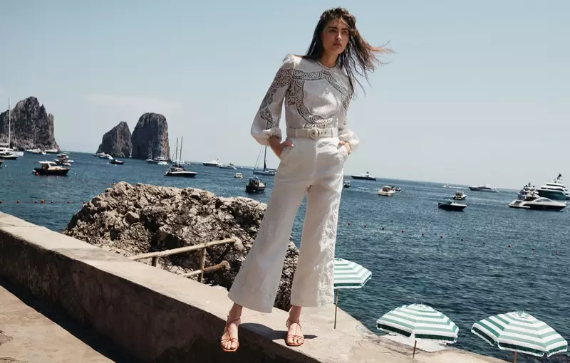 Grace Elisapeta i luma o le Zimmermann resort 2020 tauvaga