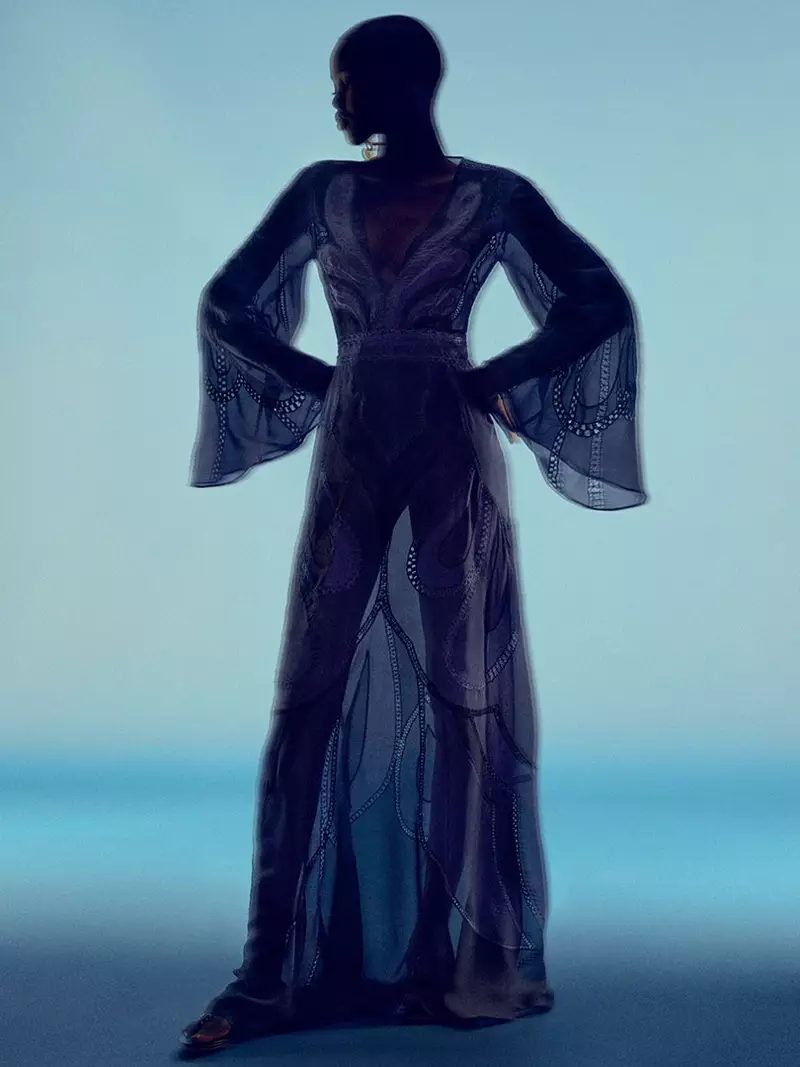 Kinukunan ni Karim Sadli ang kampanya ng Alberta Ferretti spring-summer 2020