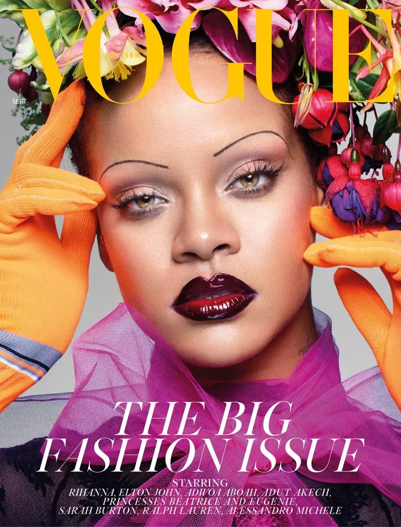 Rihanna Vogue UK:n syyskuun 2018 kannessa