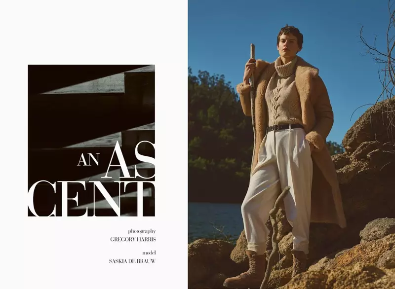 Saskia de Brauw membintangi editorial Massimo Dutti An Ascent Après-Ski