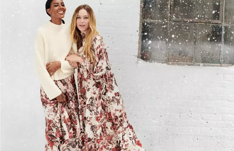 H&M enthüllt die Weihnachtskampagne 2019 mit Hannah Ferguson und Maya Haile Samuelsson