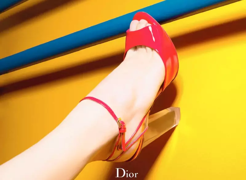 Shoe Spotting: Dior's Colorful Cruise 2014 Pumps