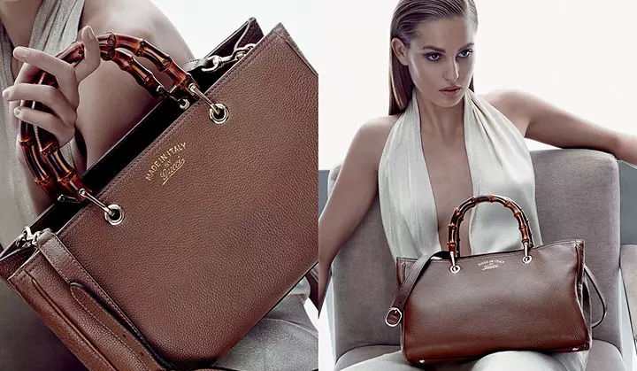 Nadja Bender fer með aðalhlutverkið í Gucci's Cruise 2014 Accessories Campagne