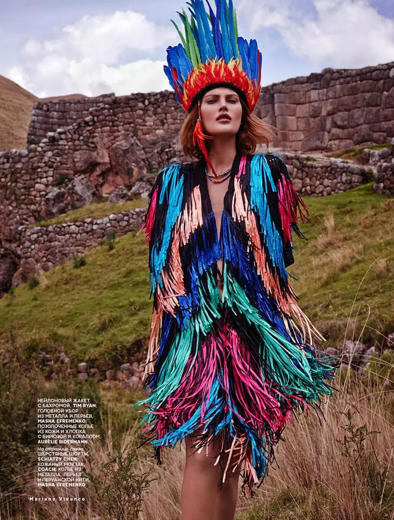 Catherine McNeil odlazi u Peru za Vogue Russia Mariana Vivanca