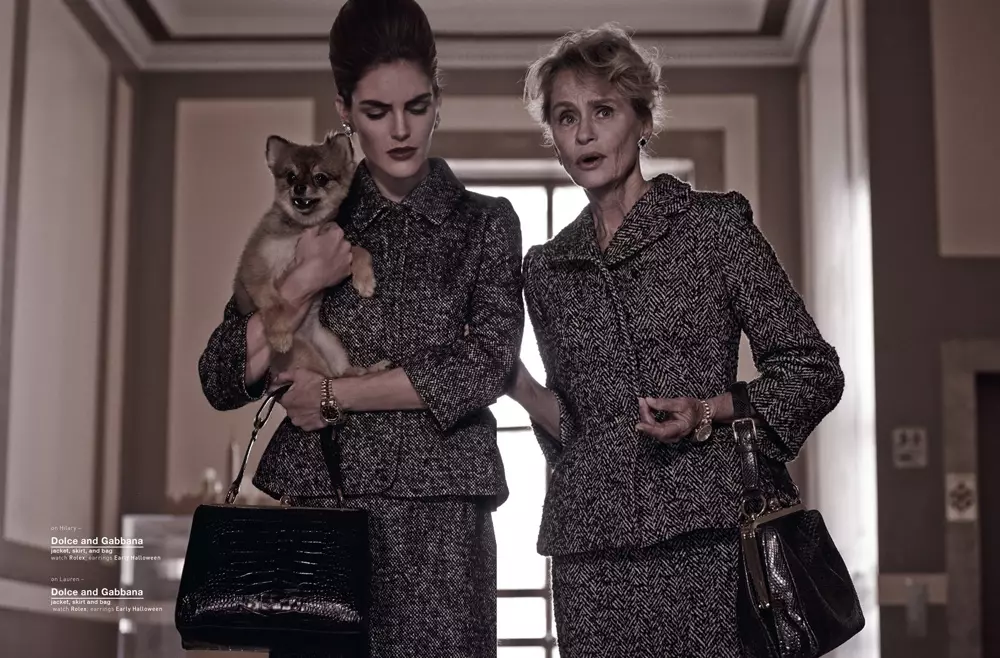 Hilary Rhoda & Lauren Hutton Are Americana for Muse by Mariano Vivanco