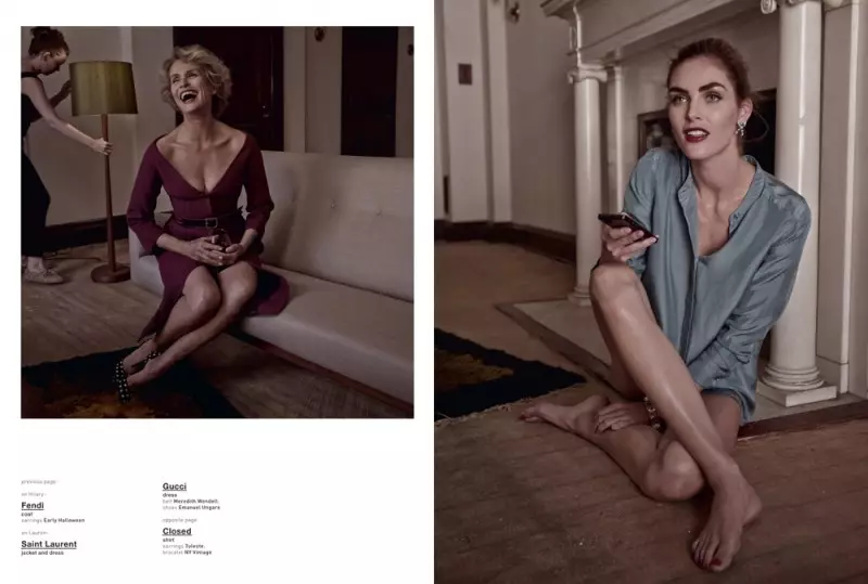 Hilary Rhoda & Lauren Hutton zijn Americana voor Muse door Mariano Vivanco