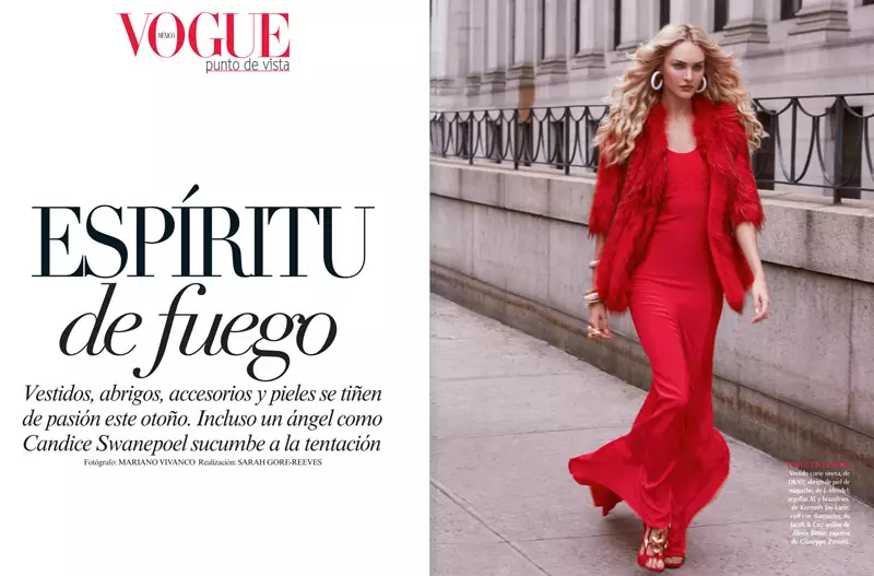 Candice Swanepoel zapanjila za Vogue Mexico Shoot Mariana Vivanca