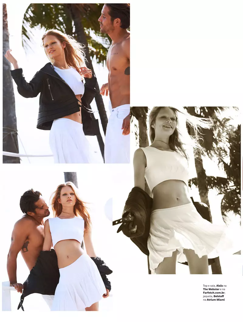 Mariano Vivanco ၏ Vogue Brazil အတွက် Anna Ewers Channels 60s Bombshell