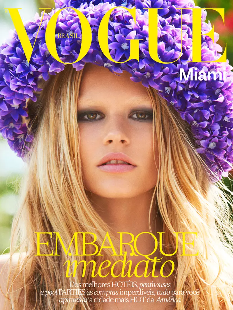 Anna Ewers, Mariano Vivanco'dan Vogue Brezilya için 60'ların Bombasını Kanallar