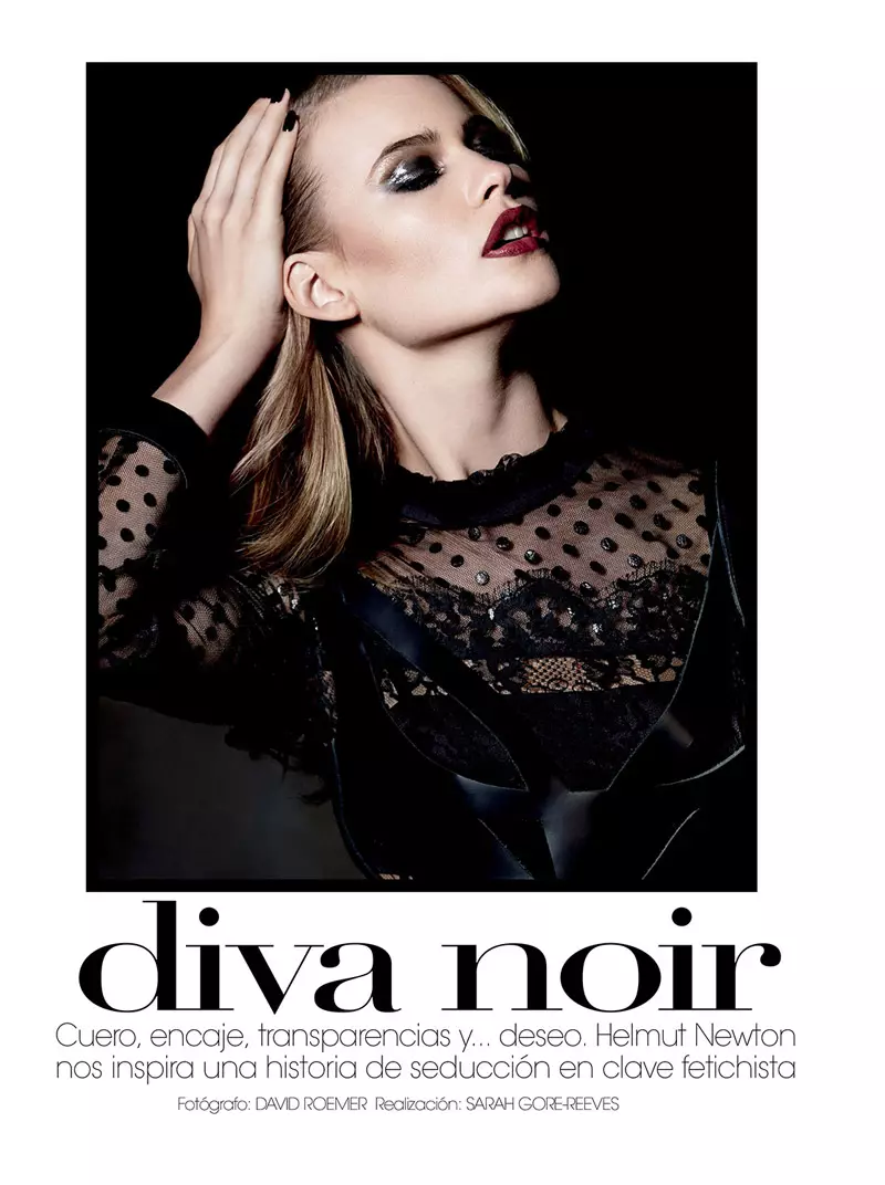 Behati Prinsloo je Vixen u crnom za Vogue Mexico od Davida Roemera