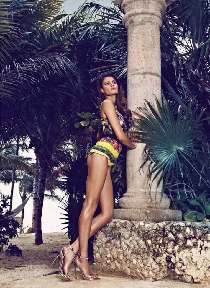 Isabeli Fontana é unha Golden Girl para a portada de marzo de Vogue Latinoamérica por Koray Birand