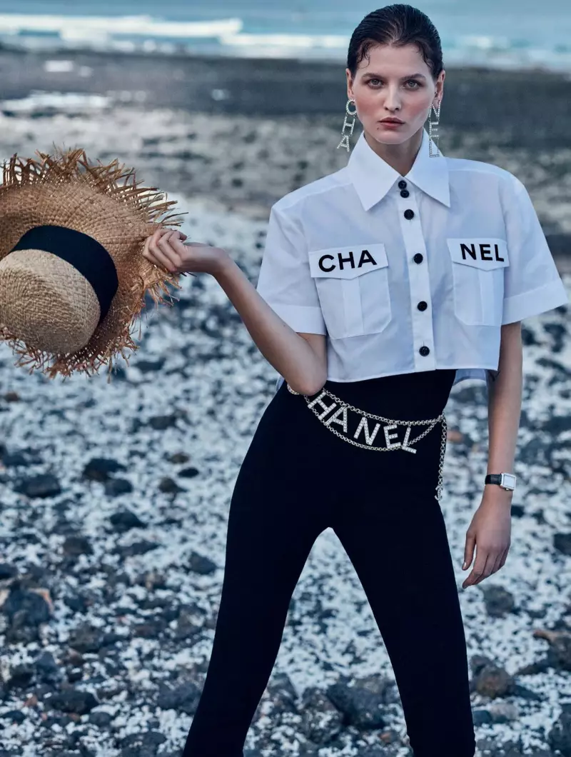 Katlin Aas Marie Claire Italia Praia Editorial Moda